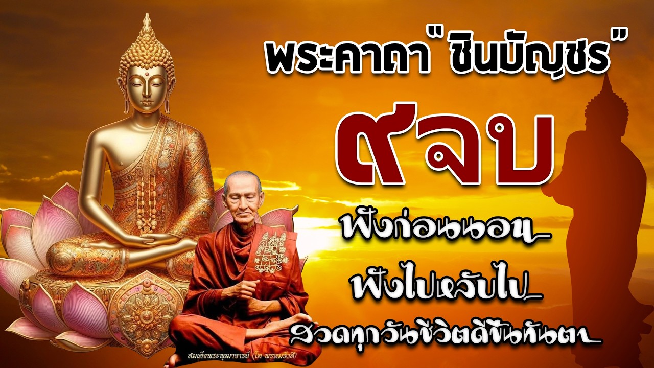 🎧 ฟังพระคาถาชินบัญชร ๙ จบ | สวดมนต์เสริมสติ เสริมบุญบารมี | บทสวดมนต์ฉบับสมบูรณ์