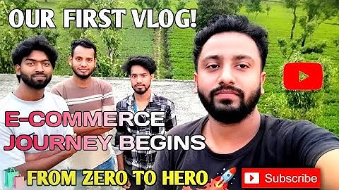 my first vlog video 2025 | How We Started Our E-Commerce Business from Zero!
