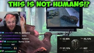 THIS IS NOT HUMANS!? ~ THIS IS WORLD OF TANKS PLAYERS