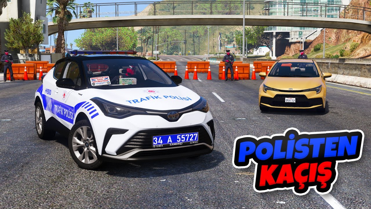 👮‍♂️ Toyota Ailesi Arabalar İle Polisten Kaçıyoruz 🚓 GTA 5
