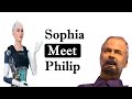A.I Sophia Meet AI Robot Philip
