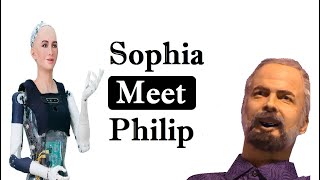 A.I Sophia Meet AI Robot Philip
