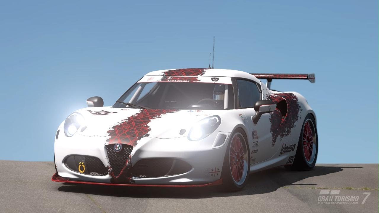 Gran Turismo 7 Alfa Romeo 4C Gr.4 Jugà Coursa Sardegna Edizione - YouTube