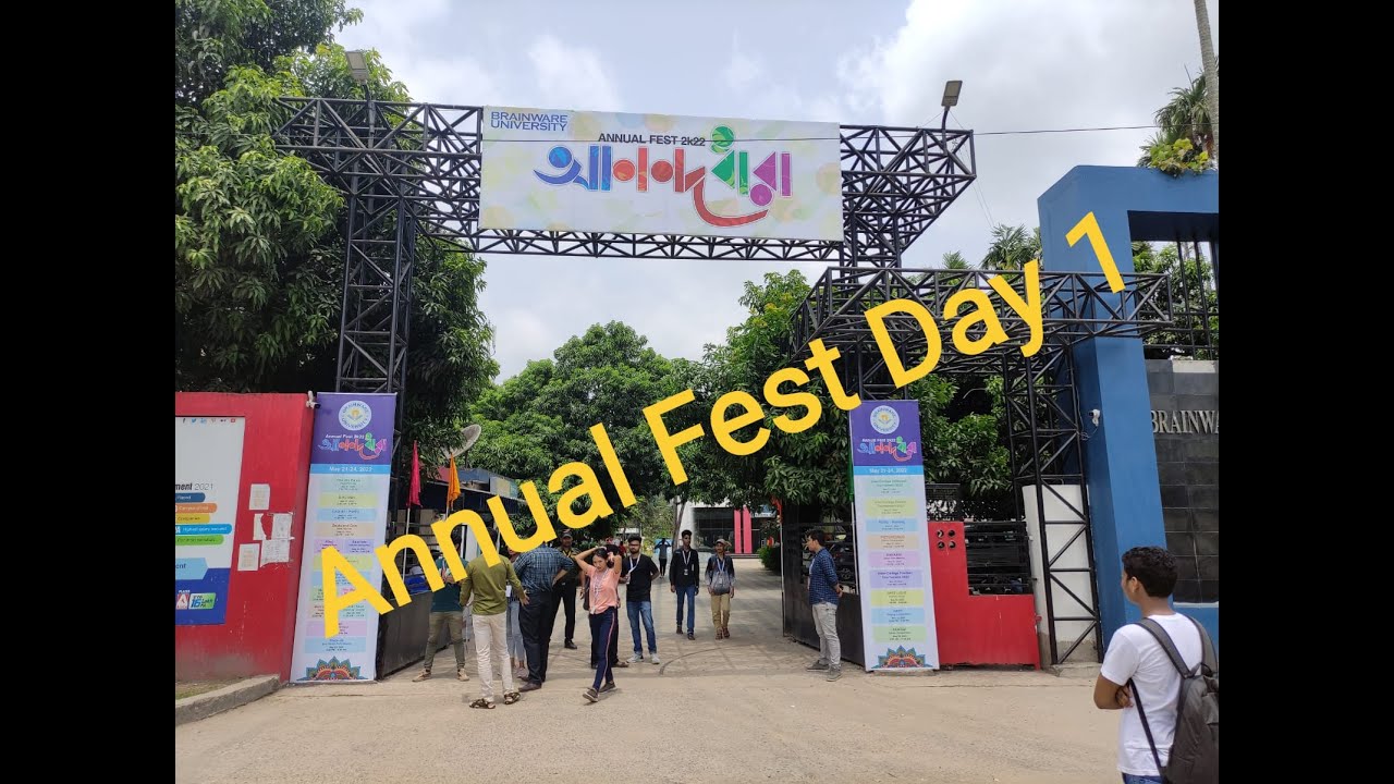 BRAINWARE UNIVERSITY ANNUAL FEST DAY 1