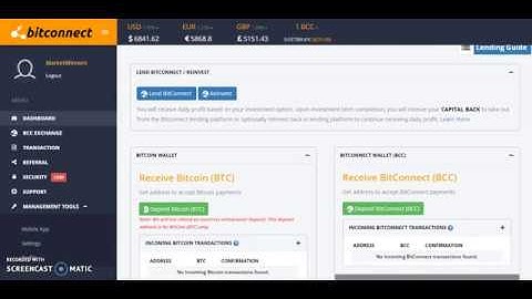 HOW TO FIND YOUR BITCONNECT BCCBTC WALLET ADDRESS
