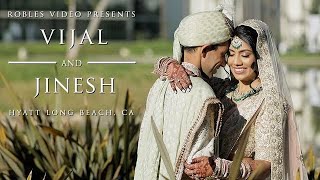 Vijal Vadecha &amp; Jinesh Savla  - Cinematic Hindu Wedding Highlights // Long Beach Hyatt Regency