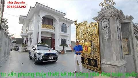 biệt thự nhà vườn mái nhật 2 tầng tân cổ điển mới nhất hiện nay