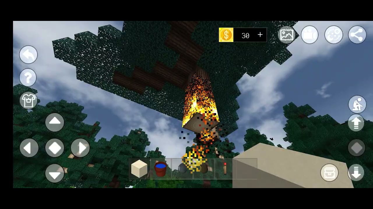 I make a water trap in mini block craft 🌊🌊🌊