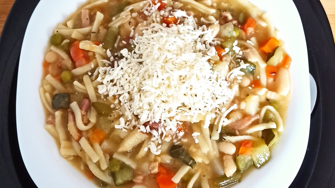 Minestrone (ingredientes en la descripción)