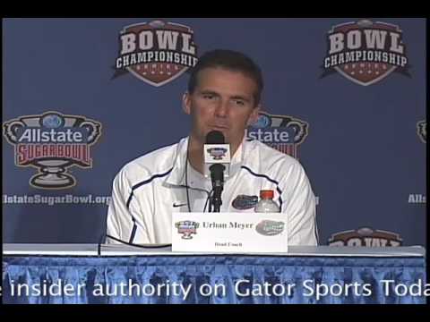 Urban Meyer and TIm Tebow Sugar Bowl Post Game UF Part 2