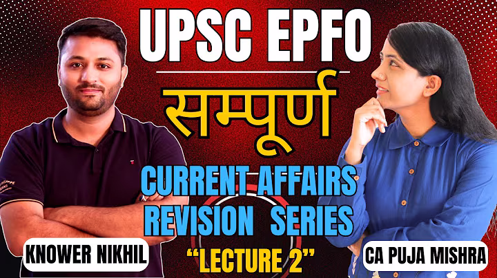 Current Affairs Lecture 2 2025 For UPSC EPFO | Entire 1 Year Current Affairs |International Relation