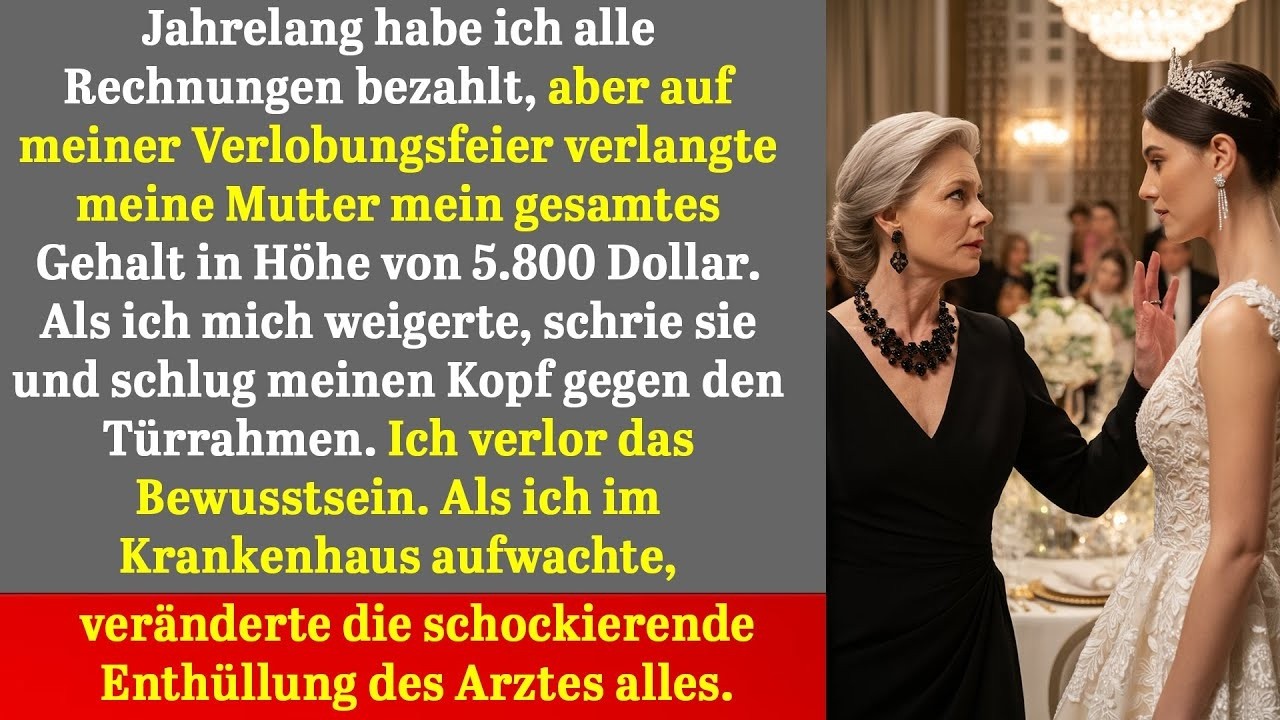 Sie forderte mein ganzes Gehalt – was der Arzt im Krankenhaus enthüllte, zerstörte alles!!