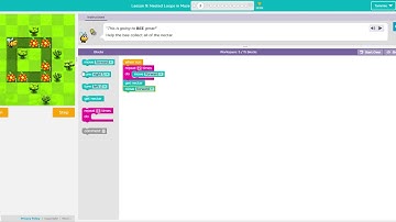 Code.org - Course D (2019): Nested Loops in Maze #2