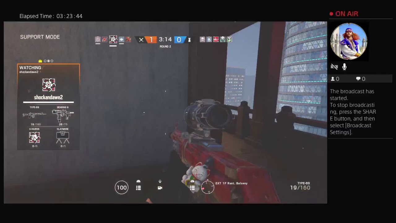 stonecone771's Live PS4 Rainbow Six Siege