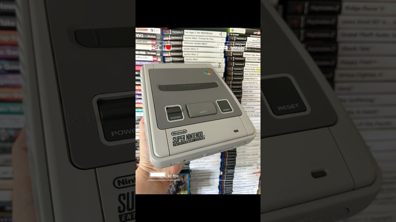 Finally own a SNES! Let me know your top 3 SNES games! #snes #supernintendo #90sgamer #retrogamer