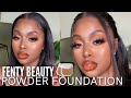 GRWM: NEW Fenty Beauty Powder Foundation & Gloss Bomb Cream (First Impressions) + Chit-Chat