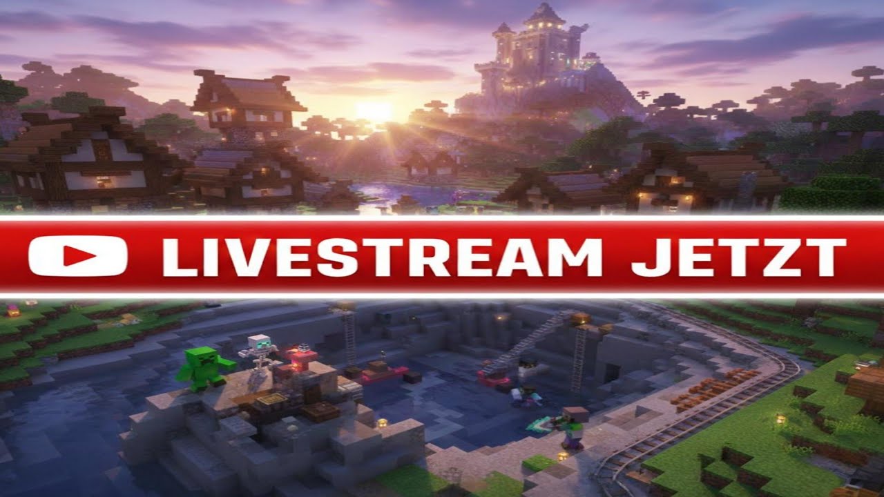 Minecraft test Stream + Ankündigung wie es weiter geht 👈 - YouTube
