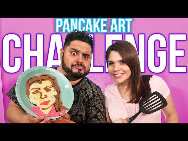 PANCAKE ART CHALLENGE | Ft. VERO | EL GUZII | El Guzii