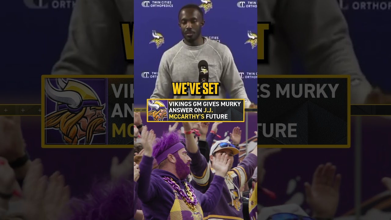 Vikings GM Kwesi Adofo-Mensah Noncommittal on J.J. McCarthy as Vikings’ 2026 Starter 🏈 