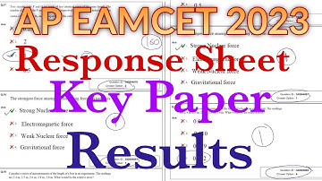 Ap Eamcet 2023 Response Sheet  Release Date | Ap Eamcet 2023 Key Paper Release Date | Results