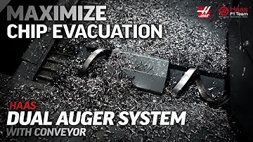 Get the Haas Dual Auger with Conveyor for Your New VF-2 - Haas Automation, Inc.
