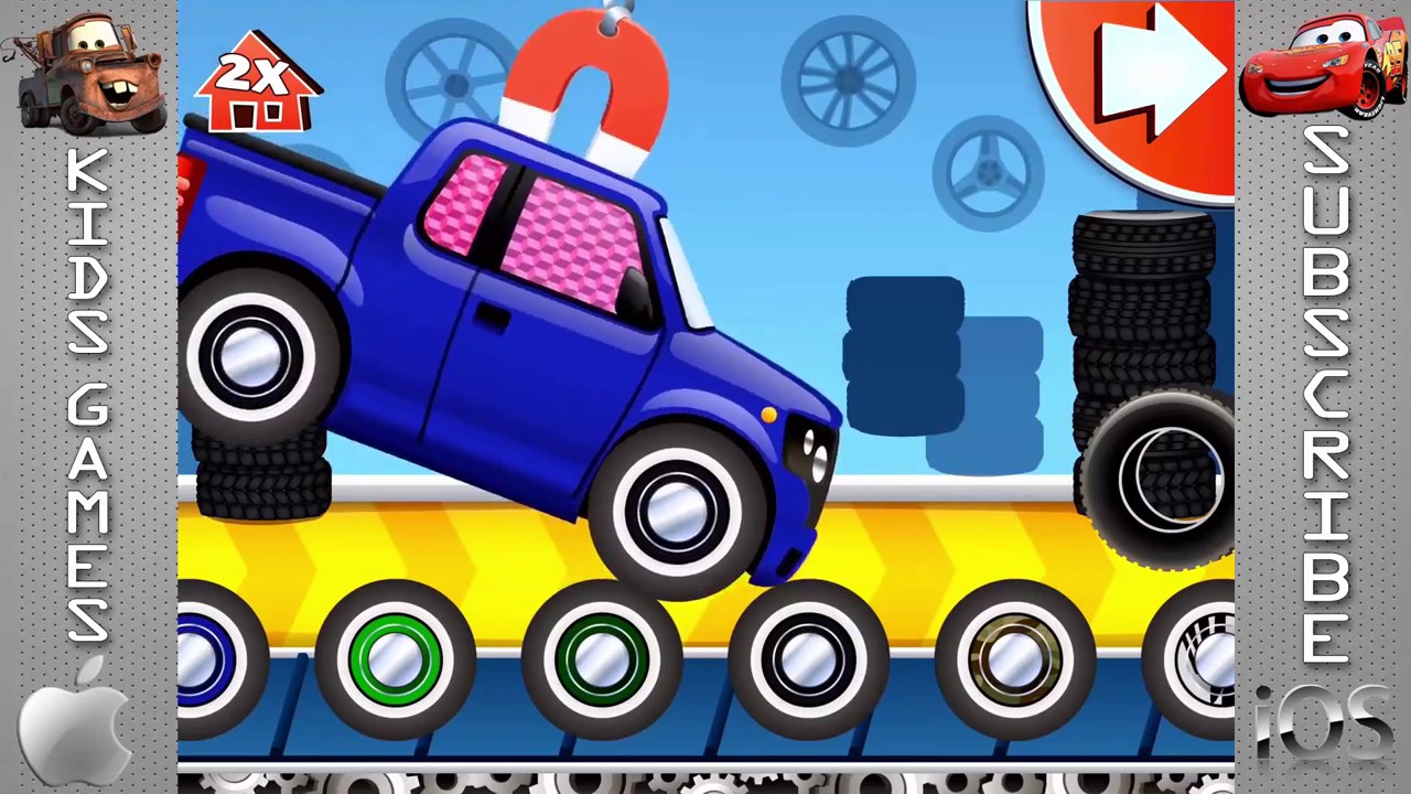Dream Cars Factory. Build Car. Police Car Best iOS Game App for Kids