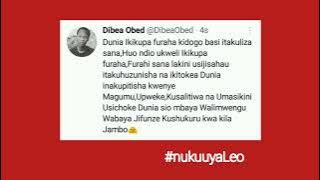 Dunia Sio Mbaya Walimwengu Wabaya #NukuuYaLeo #DibeaTV