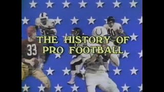 The History of Pro Football - 1980
