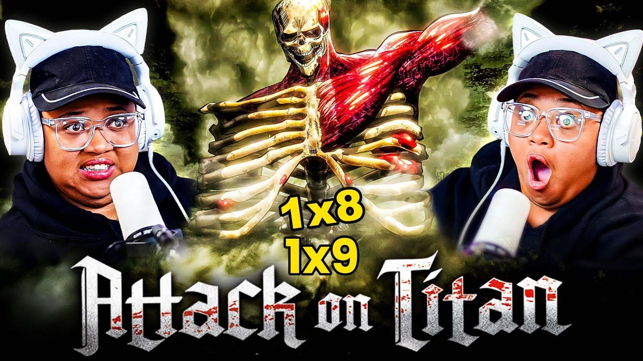 *Anime Noob* MY FIRST ANIME EVER! | Attack on Titan 1x8 & 1x9 | Reaction