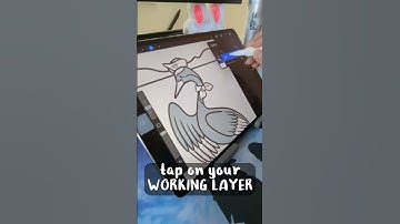 Better way to erase in Procreate! #arttips #arttipsandtricks #procreate