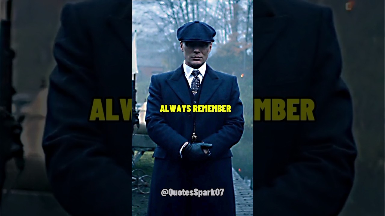 Be positive ~ Thomas shelby 😎🔥 