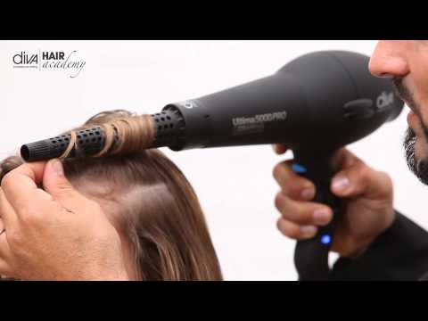How to create toussled curls using the Diva Ultima 5000 Pro Hairdryer