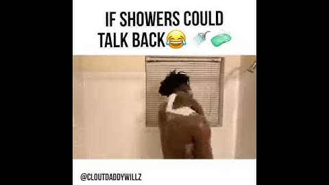 If the shower could talk back