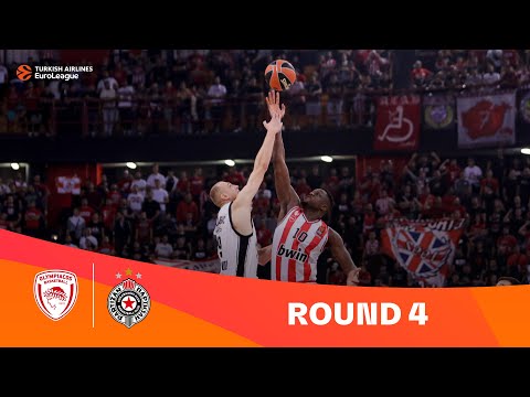 Olympiacos-Partizan | Round 4 Highlights | 2023-24 Turkish Airlines EuroLeague