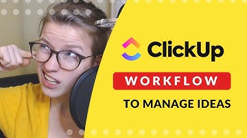 Tracking IDEAS vs TASKS in ClickUp | Behind-the-Scenes Look + Bonus Tip about using Automations