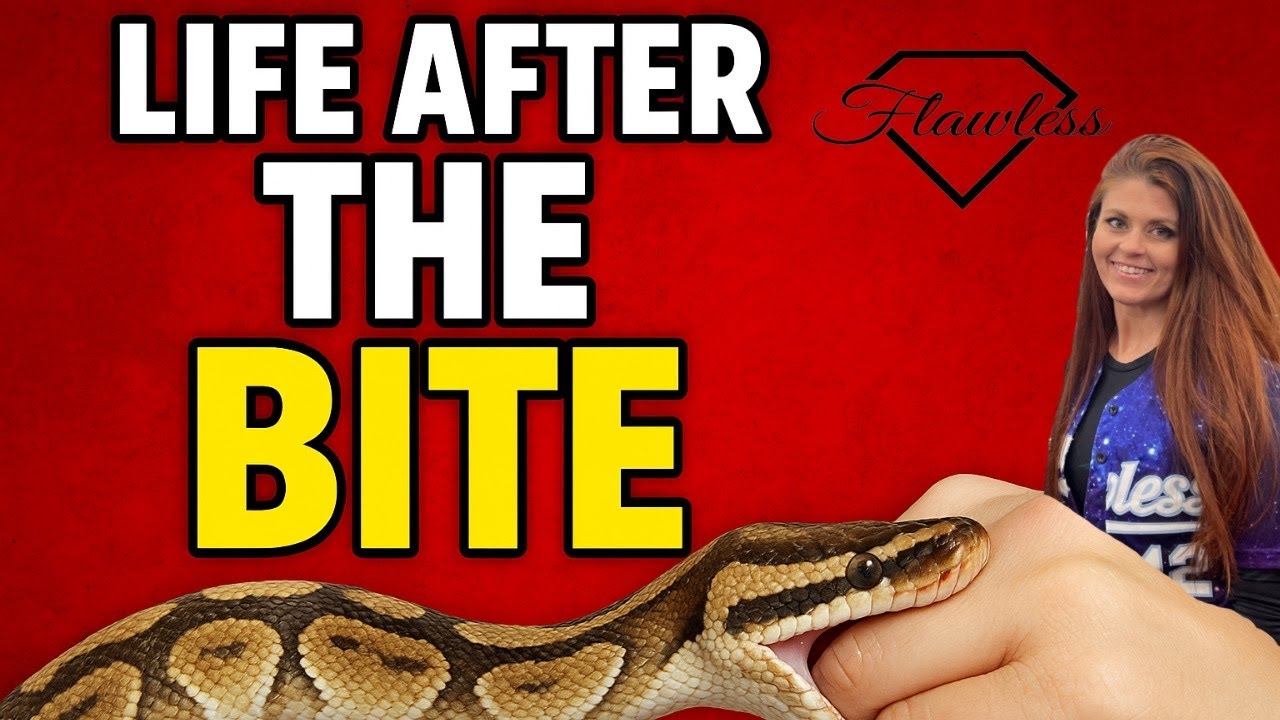My First Ball Python Bite 😳 — Did It Set Me Back? - YouTube