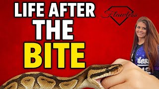 My First Ball Python Bite 😳 — Did It Set Me Back?
