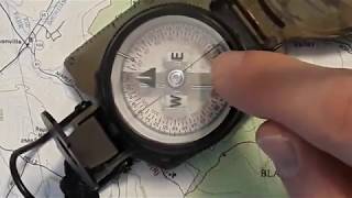 Land Navigation 101 - How to use a map, compass, and protractor to plot a bug out route