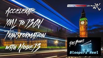 Accelerate XML to JSON Transformation with Node JS [xml2js] 💻🚗🔌🔋 + bloopers reel