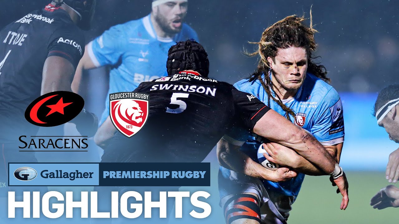 Saracens v Gloucester - HIGHLIGHTS Late Drama in North London! Premiership 2021/22