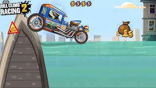 Hill Climb Racing 2 - HOT ROD in CITY 9500 meters WALKTHROUGH