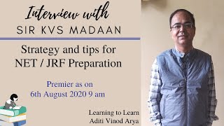 Exclusive Interview with Sir KVS MADAAN II सर केवीएस मदान के साथ विशेष साक्षात्कार