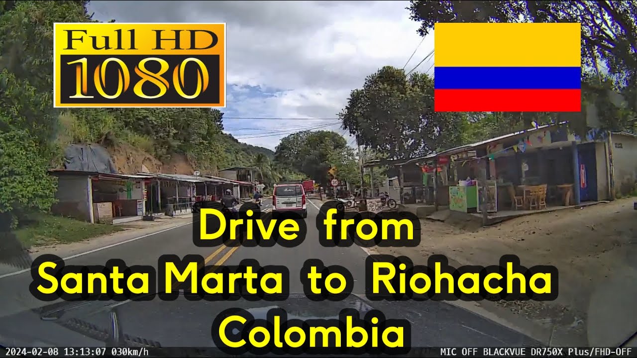 231. 🇨🇴 Drive from Santa Marta to Riohacha - Colombia