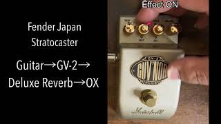 【Gear Demo】Marshall Guv'nor Plus GV-2Sound Demo(No Talking)
