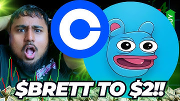 BASED BRETT TO $2?! (COINBASE LISTING SOON!) $BRETT READY TO EXPLODE! BULLISH BRETT NEWS!
