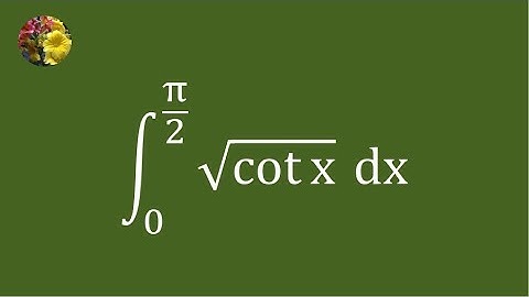 2nd method to evaluate the definite integral using algebraic manipulation (Mis-462A)