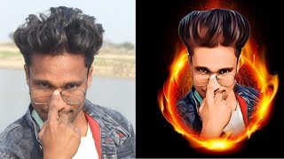 Fire photo editing || how to edit photo fire manipulation editing tutorial screenshot 2