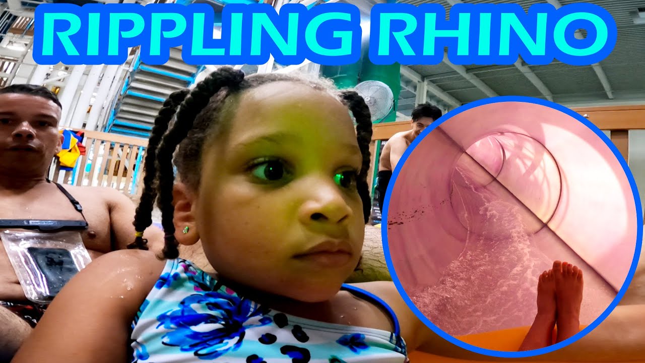 Rippling Rhino Water Slide - YouTube