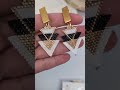 Learn how to make these earrings and other beautiful pieces #shortsvideo