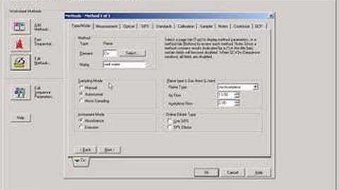 Flame AA - Type/Mode Settings